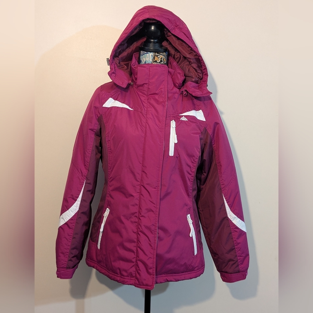 SNOZU Platinum Collection Wms Hooded Ski Snowboard Coat Jacket NWOT